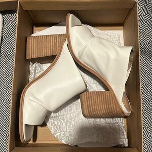 White Steve Madden Mules